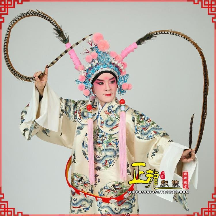 洪洞京剧戏曲道具用品舞台演出精品羽毛雉鸡毛 翎子