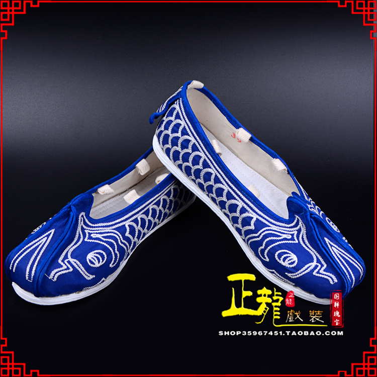 洪洞戏鞋舞台演出鞋水路英雄三义斋布底鱼鳞洒