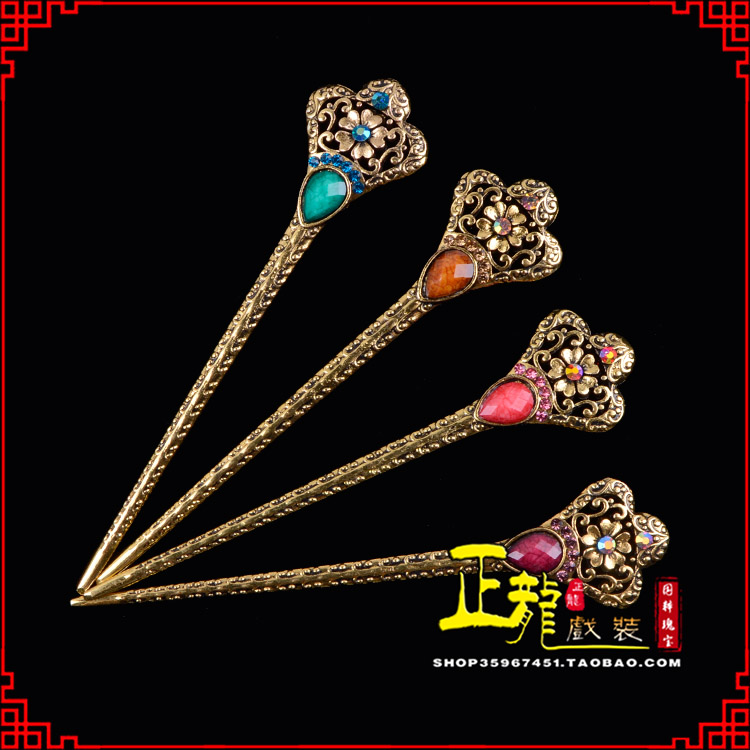 洪洞头饰老旦青衣员外夫人簪子 老旦发簪