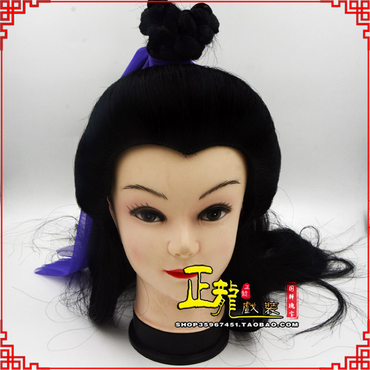 洪洞小生头套董永头套古装假发青年头套