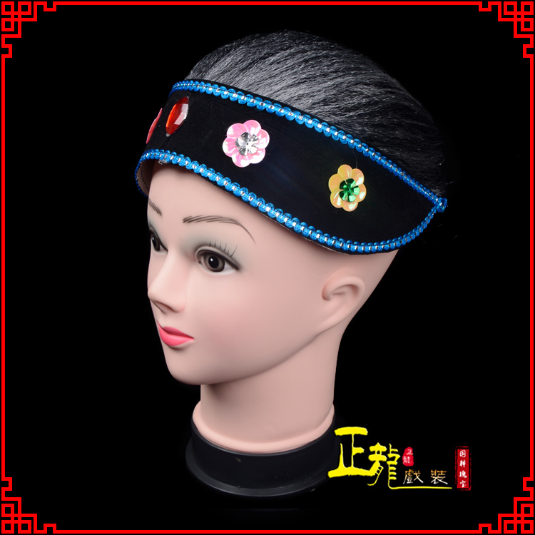 洪洞老旦媒婆穷老太婆假发套 老旦头套