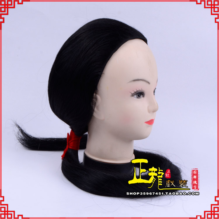 洪洞古装影视演出头套花旦假发 真发古装发
