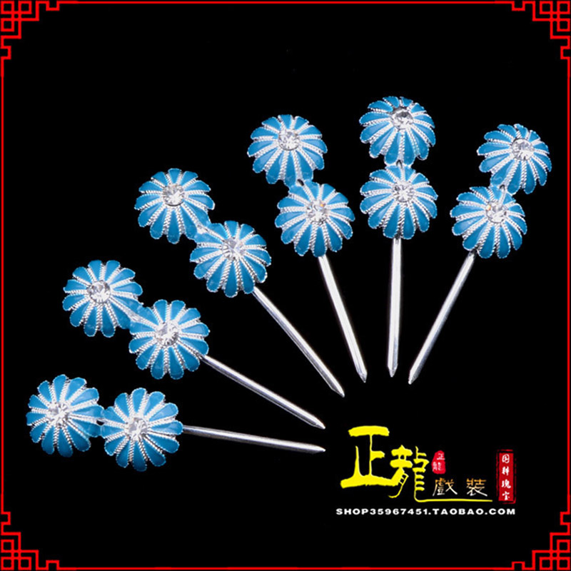 洪洞头面泡子旦角化妆头饰 仿点绸泡子