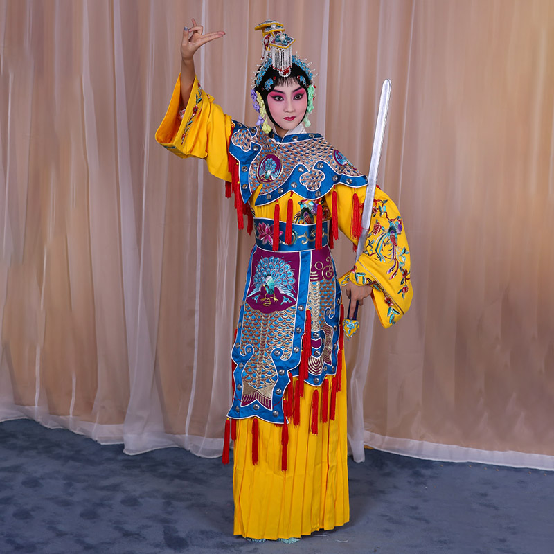 洪洞霸王别姬虞姬服 软绉别姬服