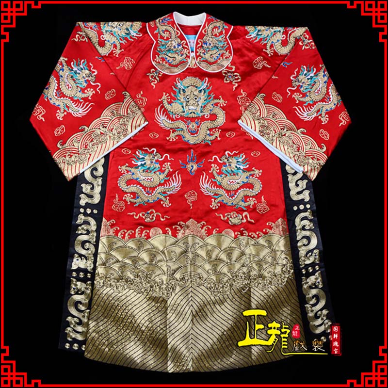 洪洞皇帝蟒袍全金八宝团龙蟒